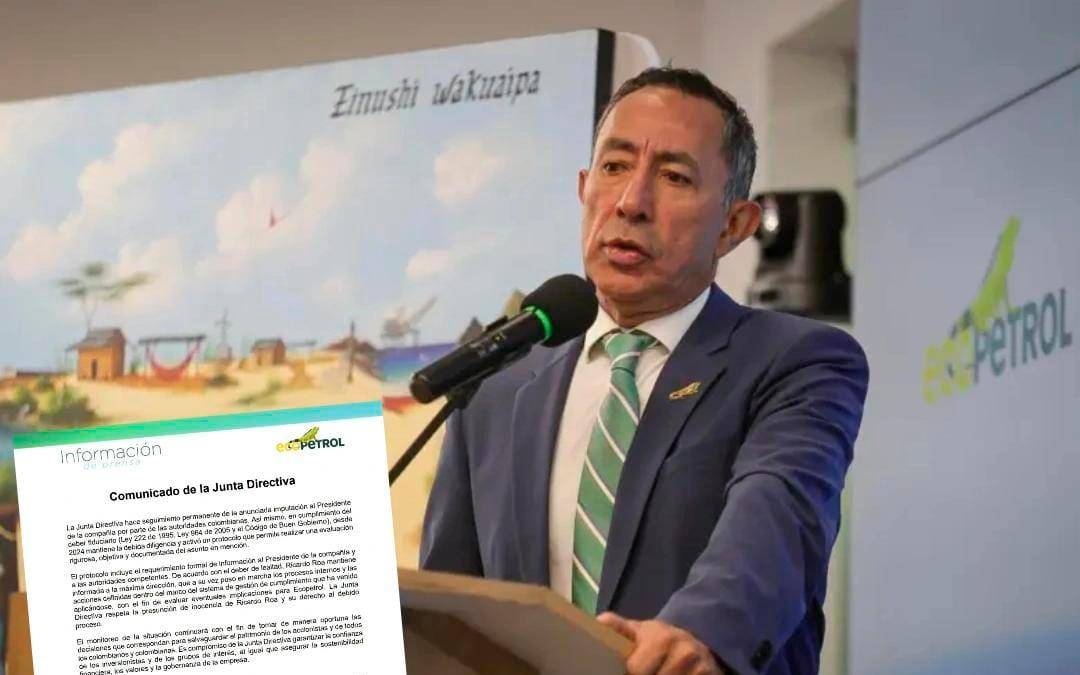 Junta de Ecopetrol mantiene respaldo a Ricardo Roa