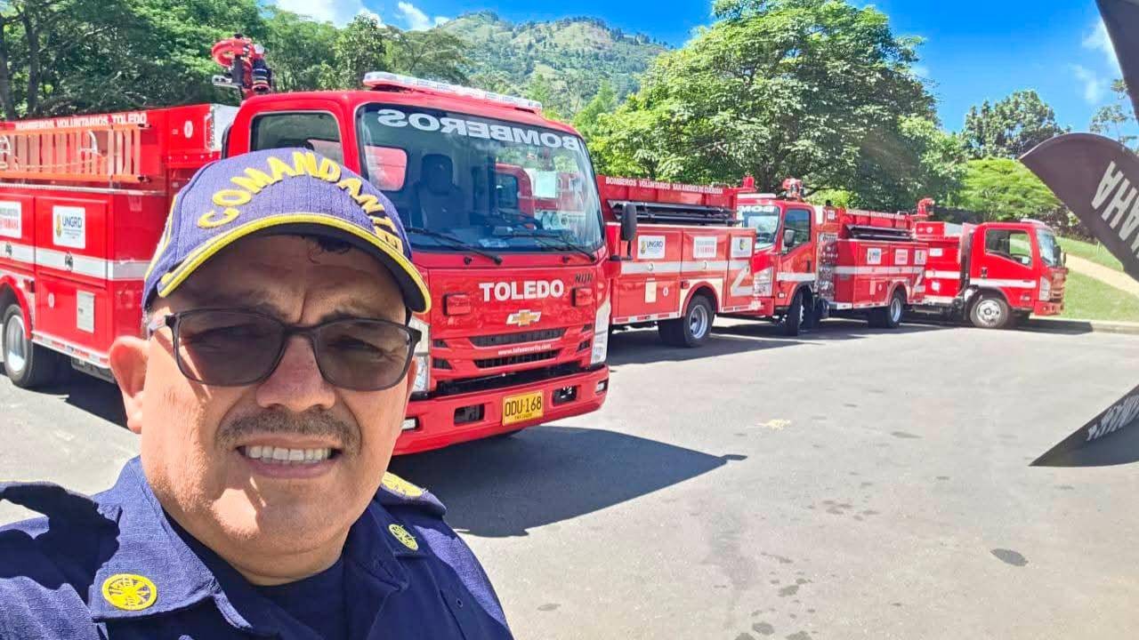 Anorí llora a su comandante de bomberos: Deiby Arboleda, líder comunitario, fue asesinado